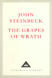Cover image from Everyman's Library edition of The Grapes of Wrath