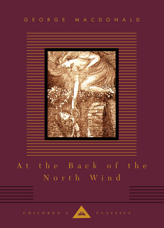 Cover image from Everyman's Library Children's Classics edition of At The Back Of The North Wind 