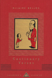 Cover image from Everyman's Library Children's Classics 1997 edition of Cautionary Verses by Belloc, Hilaire