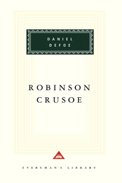 Cover image from Everyman's Library edition of Robinson Crusoe 