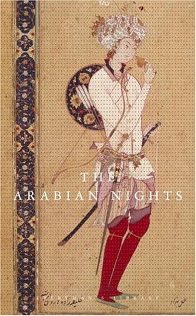 Cover image from Everyman's Library edition of The Arabian Nights  