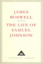 Cover image from Everyman's Library edition of The Life of Samuel Johnson 