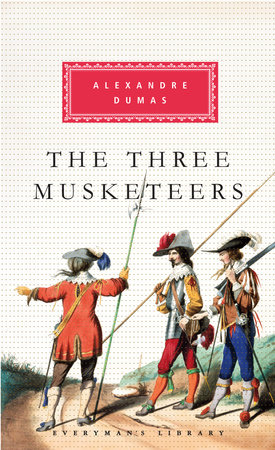 Cover image from Everyman's Library edition of The Three Musketeers 