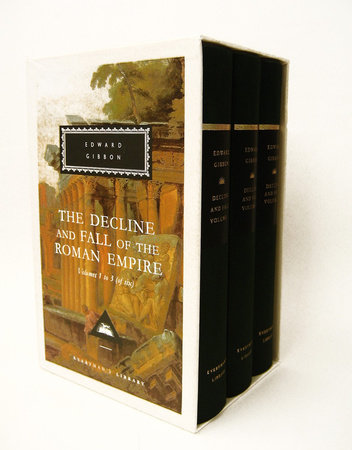 Cover image from Everyman's Library 1993 edition of The Decline and Fall of the Roman Empire,vol. 1-3  by Gibbon, Edward