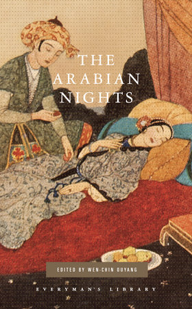 Cover image from Everyman's Library edition of The Arabian Nights    