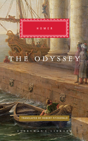 Cover image from Everyman's Library 1992 edition of The Odyssey  by Homer