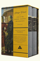Cover image from Everyman's Library edition of Lives of the Painters, Sculptors and Architects 
