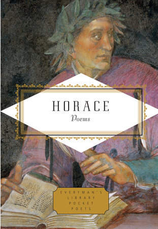 Cover image from Everyman's Library Pocket Poets 2016 edition of Poems  by Horace