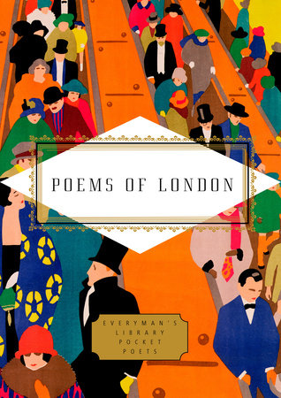 Cover image from Everyman's Library Pocket Poets 2021 edition of Poems of London by [Themes]