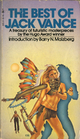 cover image of the 1976 edition of The Best of Jack Vance published by Pocket Books