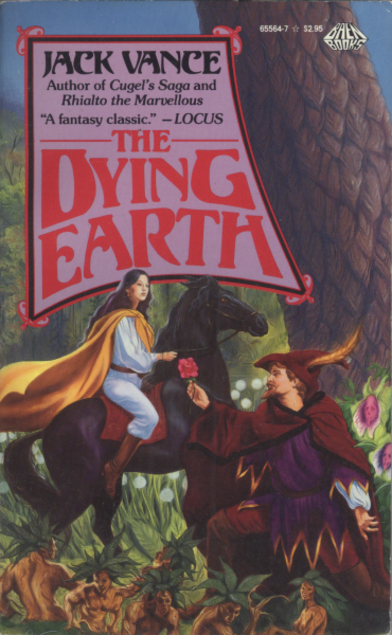 cover image of the 1986 edition of The dying earth published by Baen