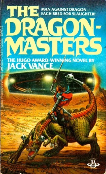 cover image of the 1985 edition of The Dragonmasters published by Berkley