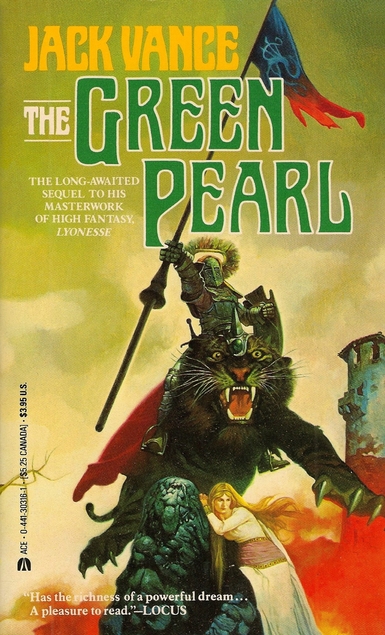 cover image of the 1987 edition of Lyonesse: The Green Pearl published by Ace