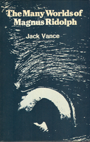 cover image of the 1977 edition of The many worlds of Magnus Ridoph published by Dobson