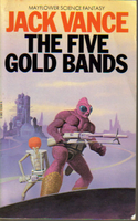 cover image of the 1980 edition of The Five Gold Bands published by Mayflower