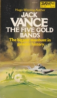 cover image of the 1980 edition of The Five Gold Bands published by DAW